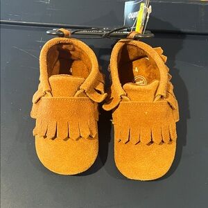 Wonder Nation Tan Kids Moccasins